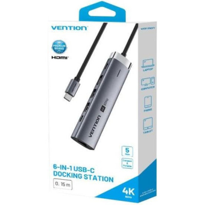  Vention Hub 6-in-1 100W (TGNHB)
