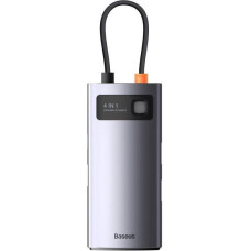 Baseus Metal Gleam Series 4-in-1 Multifunctional Type-C Hub Gray (WKWG070113)