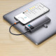 Baseus Metal Gleam Series 4-in-1 Multifunctional Type-C Hub Gray (WKWG070113)