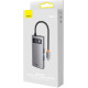 Baseus Metal Gleam Series 4-in-1 Multifunctional Type-C Hub Gray (WKWG070113)