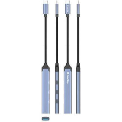 ColorWay USB-C 4-in-1 USB-C2.0х3/USB3.0 (CW-HUB07)