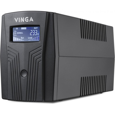 Vinga LCD 600VA plastic case (VPC-600PU)
