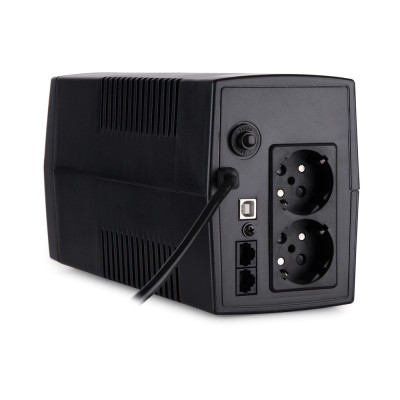 Vinga LED 600VA plastic case with USB (VPE-600PU)