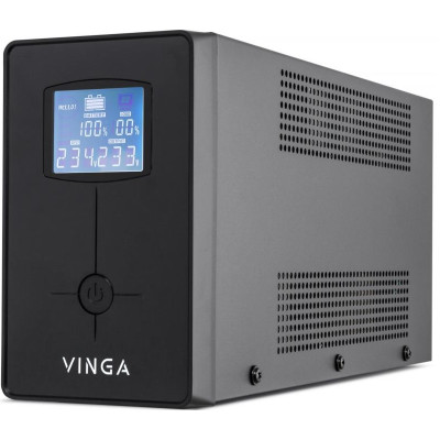 Vinga LCD 1200VA metal case with USB+RJ11 (VPC-1200MU)