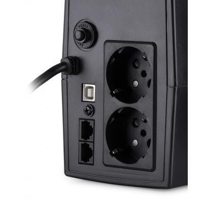 Vinga LED 600VA plastic case (VPE-600P)