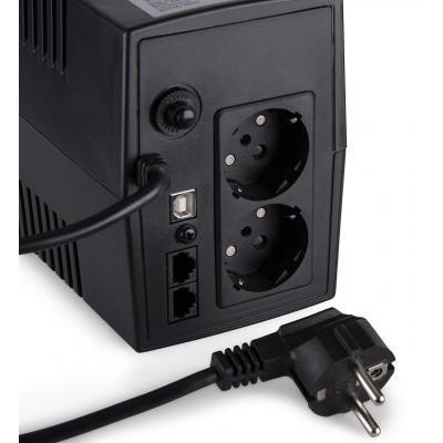Vinga LED 600VA plastic case (VPE-600P)
