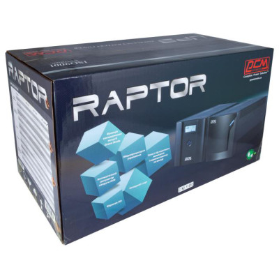 Powercom RPT-1500AP LCD Schuko