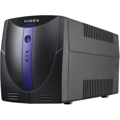 Vinga LED 1200VA plastic case with USB+RJ11 (VPE-1200PU)