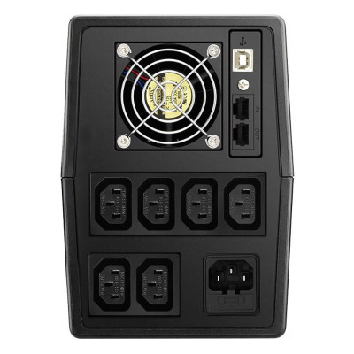 FSP FP1500, 1500ВА/900Вт, Lin-Int, USB/RJ45, IEC*6-320-C13, AVR, Black (PPF9000526)