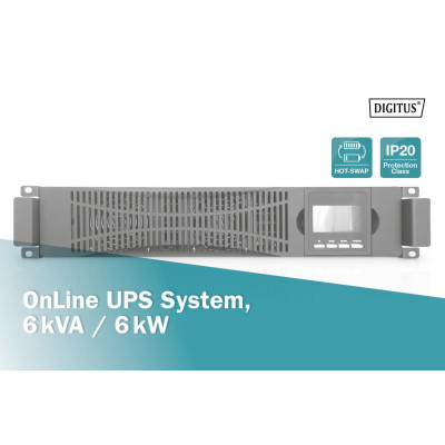 Digitus OnLine UPS system 6 kVA 6 kW (DN-170106)