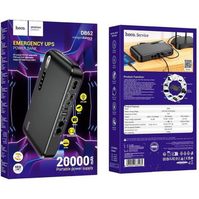 Hoco DB62 20000mAh Black (6942007635165)