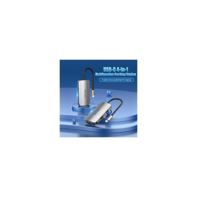 Vention 4-in-1 Docking Station Aluminum Alloy Type (TOAHB)