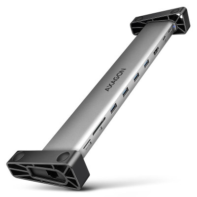 AXAGON 9-in-1 Longer USB-C 5Gbps Grey (HMC-10HLS)