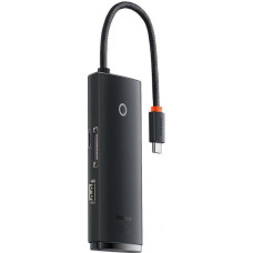 Baseus Lite Series 6-Port USB-A HUB Black (WKQX050001)