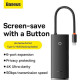 Baseus Lite Series 6-Port USB-A HUB Black (WKQX050001)