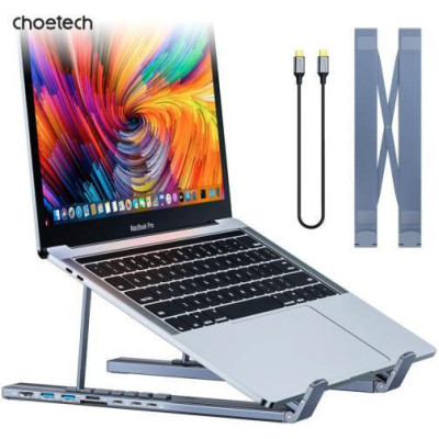 Choetech USB-C 7-in-1 Docking Station Silver (HUB-M48-GY)