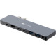 Canyon Docking Station with 8 port, 1*Type C PD100W+2*Type-C (CNS-TDS08DG)
