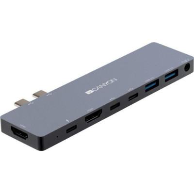 Canyon Docking Station with 8 port, 1*Type C PD100W+2*Type-C (CNS-TDS08DG)
