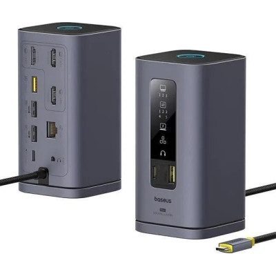 Baseus Spacemate Series 11-in-1 MAC Docking Station Gray (B00568101813-01)