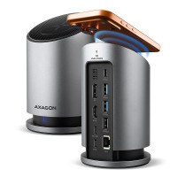 AXAGON 9-in-1 Wireless Charging Hub Grey (HMC-WL9)