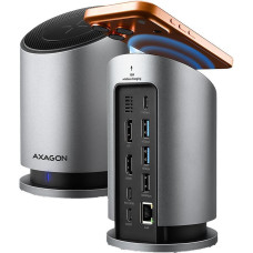 AXAGON 9-in-1 Wireless Charging Hub Grey (HMC-WL9)