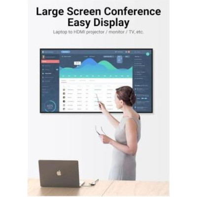 Vention 5-in-1 USB-C to HDMI/USB3.0x3/PD (THFHB)