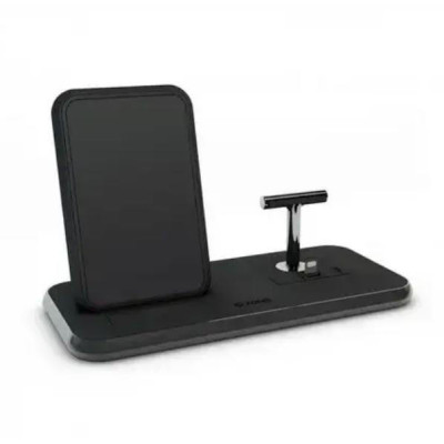 Zens Stand + Dock Aluminium Wireless Charger 10W Black (ZEDC06B/00)