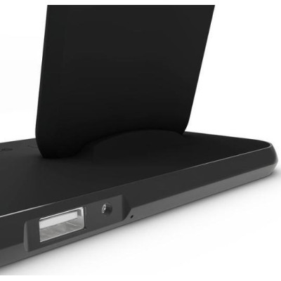 Zens Stand + Dock Aluminium Wireless Charger 10W Black (ZEDC06B/00)