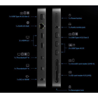 ASUS Triple 4K Thunderbolt 4 Dock DC500 (90XB08DN-BDS010)