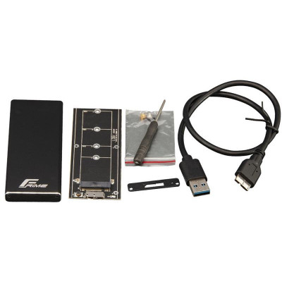 Frime M.2 NGFF Metal USB 3.0 Black (FHE200.M2U30)