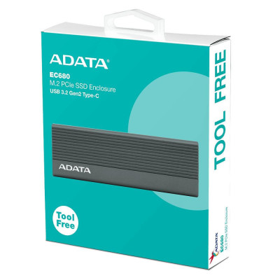 ADATA EC680 SSD M.2 PCIe USB3.2 Gen2 Type-C Gray (EC680-CCGY)