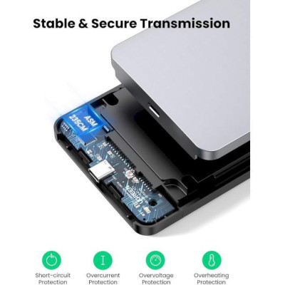 UGREEN 2.5 SATA External Hard Drive Enclosure (70498)