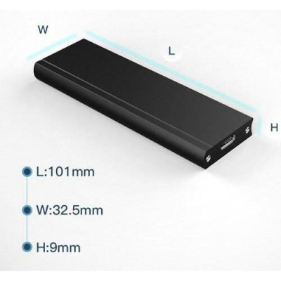 VALUE M.2 to USB 3.1 Black (S1014)