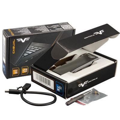 Frime M.2 NGFF Metal USB 3.1 Type-C Black (FHE210.M2U31)