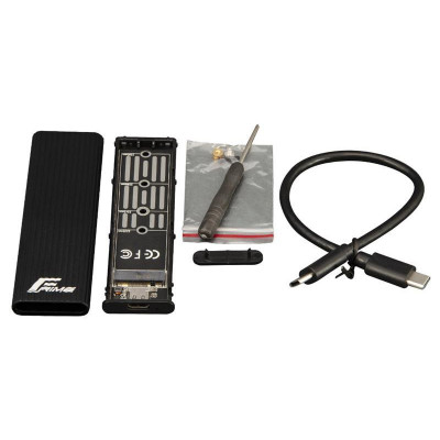Frime M.2 NGFF Metal USB 3.1 Type-C Black (FHE210.M2U31)