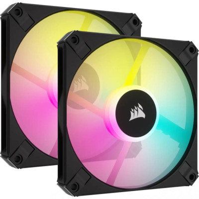 Corsair iCUE AF120 RGB Slim Black Twin Pack (CO-9050163-WW)