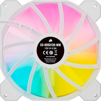 Corsair iCUE SP140 RGB ELITE Performance 140mm Dual Fan Kit White (CO-9050139-WW)