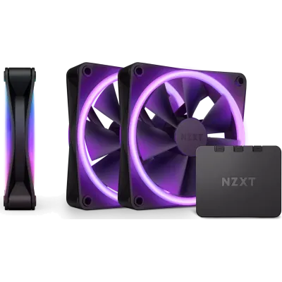NZXT F120 RGB DUO Triple Pack Black (RF-D12TF-B1)