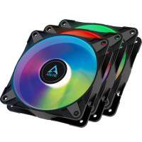 Arctic P12 PWM PST A-RGB 0dB 3-Fan Pack Black (ACFAN00232A)