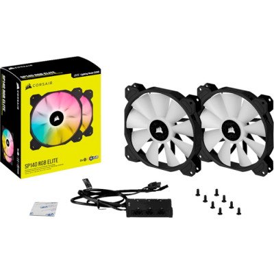 Corsair iCUE SP140 RGB ELITE Performance 140mm Dual Fan Kit (CO-9050111-WW)