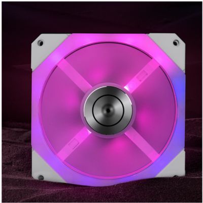 EKWB EK-Quantum Impulse 120 D-RGB - White(400-1800 rpm) (3831109854204)