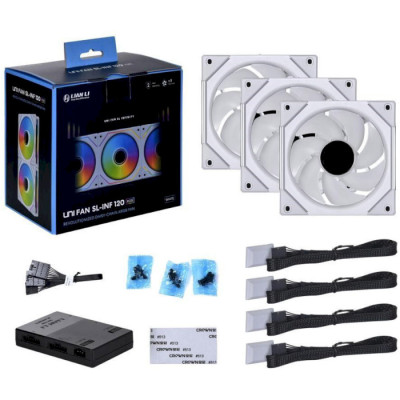 Lian Li Uni Fan SL-Infinity 120 3in1 White (G99.12SLIN3W.00)
