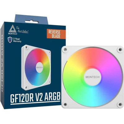 Montech GF120 V2 ARGB PWM White