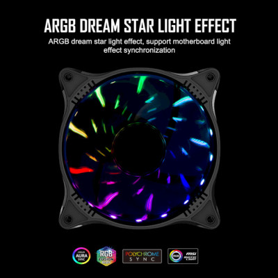 Zezzio ZS-120 Sky Star ARGB 3 in 1 Kit