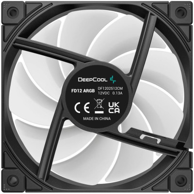 Deepcool FD12 ARGB Black 3-Pack (R-FD12-BKAPN3-G)