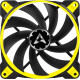 Arctic BioniX F120 Yellow (ACFAN00094A)