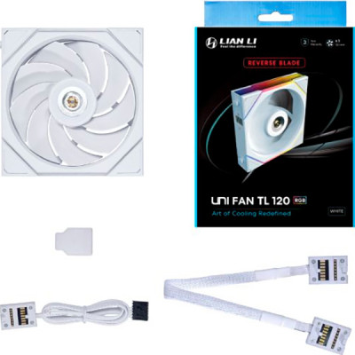 Lian Li Uni Fan TL 120 Reverse Blade White (G99.12RTL1W.00)
