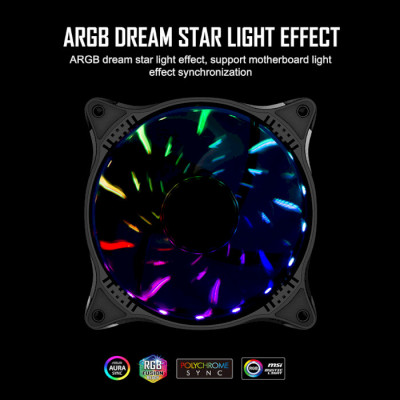 Zezzio ZS-120 Sky Star ARGB 3-Pack