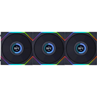 Lian Li Uni Fan TL LCD 120 Black 3-Pack (G99.12TLLCD3B.00)