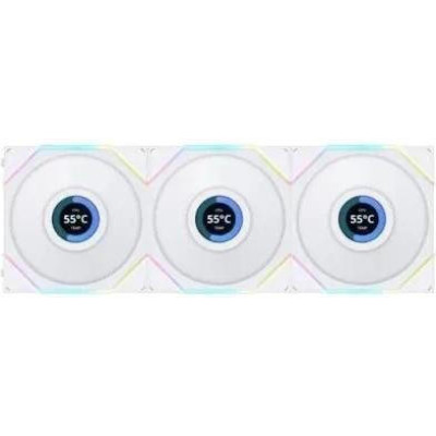 Lian Li Uni Fan TL LCD 120 White 3-Pack (G99.12TLLCD3W.00)